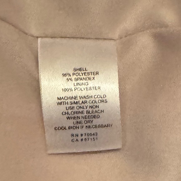 Jessica H Sz 16W Geometric Pattern Pink Navy Coral dress pink trim, fully lined - Picture 8 of 8